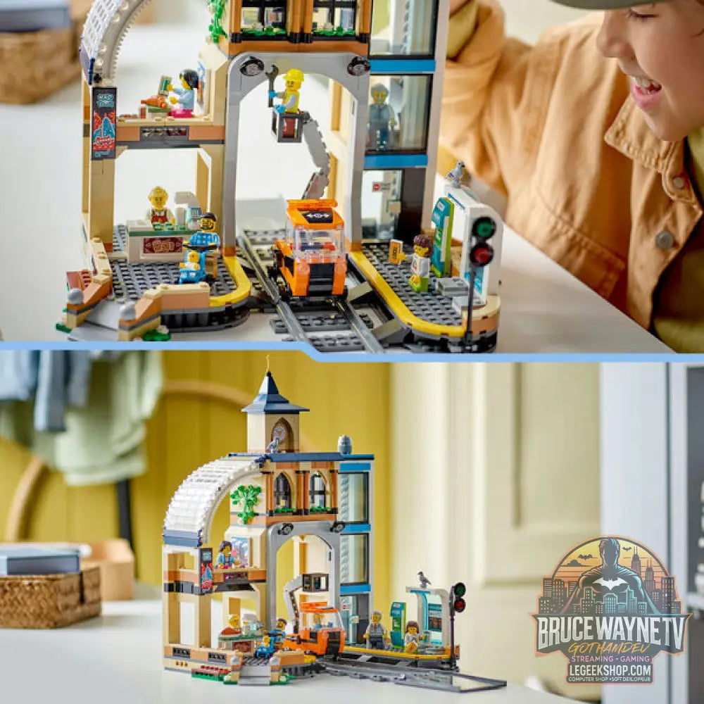 LEGO 60469 City Hauptbahnhof, jeu de construction - LEGO - vue 6