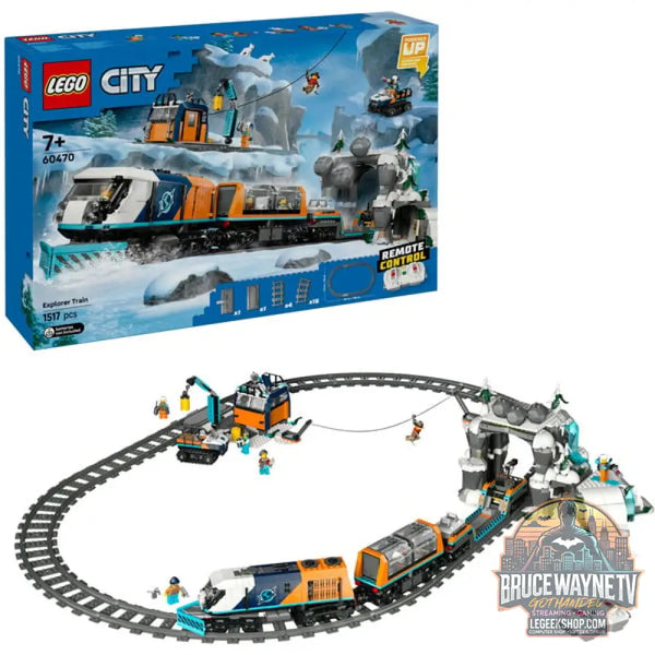 LEGO 60470 City Arktis-Polarexpress, jeu de construction - LEGO