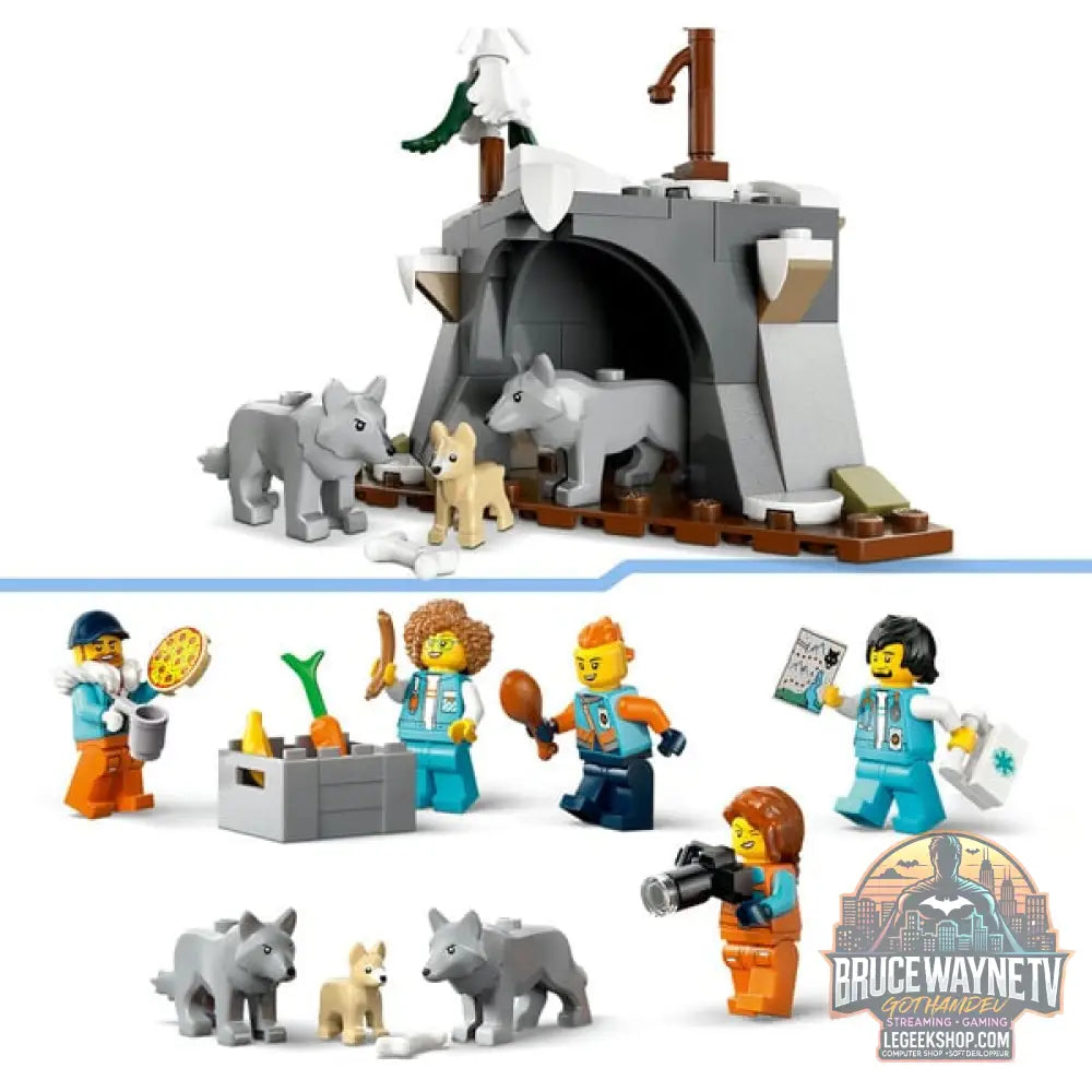 LEGO 60471 City Arktis-Truck avec Labor, jeu de construction - LEGO - vue 5