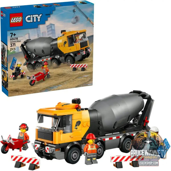 LEGO 60478 City Betonmischer, jeu de construction - LEGO