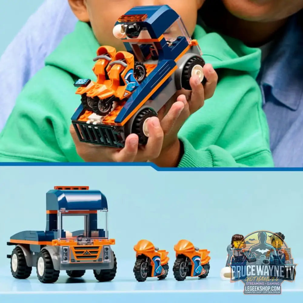 LEGO 60491 City Motorradtransporter, jeu de construction - LEGO - vue 6