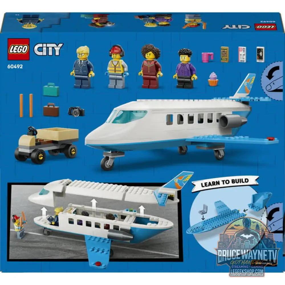 LEGO 60492 City Passagierjet, jeu de construction - LEGO - vue 7