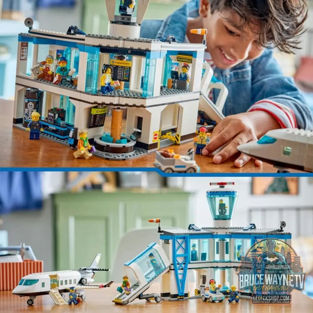 LEGO 60502 City Flughafen avec Flugzeug, jeu de construction - LEGO - vue 6