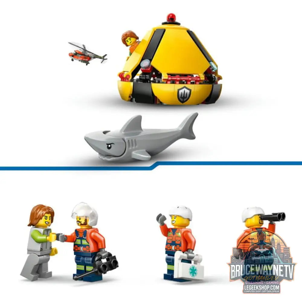 LEGO 60503 City Hubschrauber der Küstenwache, jeu de construction - LEGO - vue 5