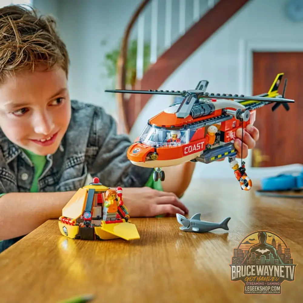 LEGO 60503 City Hubschrauber der Küstenwache, jeu de construction - LEGO - vue 2