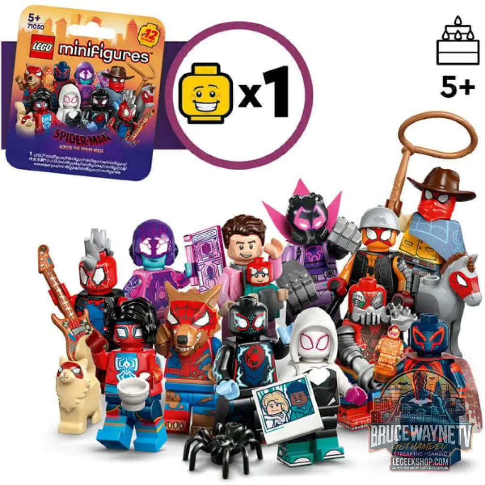 LEGO 71050 Minifigures Spider Man: Across the Spider-Verse, jeu de construction article assorti, eine Figur - LEGO - vue 3