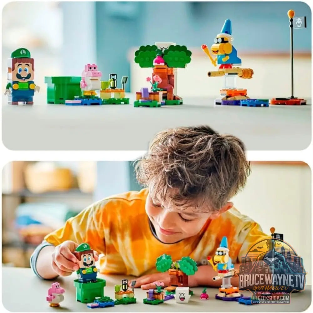 LEGO 71440 Super Mario Abenteuer avec dem interaktiven LEGO Luigi, jeu de construction - LEGO - vue 2