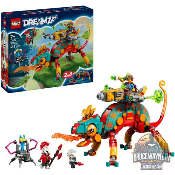 LEGO 71492 DREAMZz Mateos Feuer-Chamäleon, jeu de construction - LEGO
