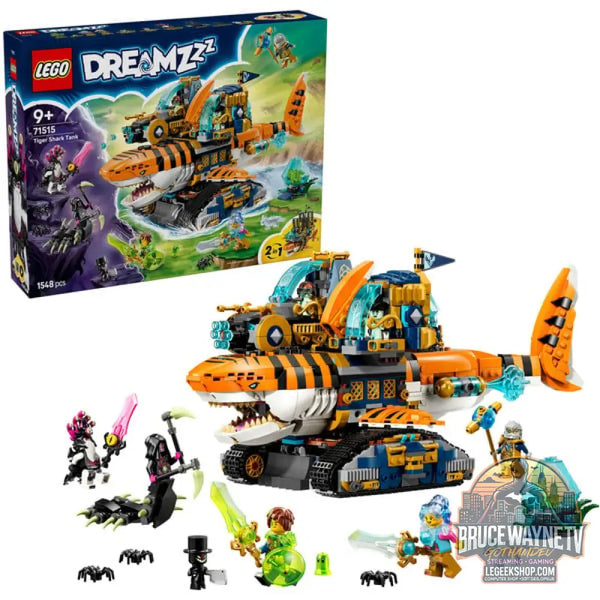 LEGO 71515 DREAMZzz Tigerhai-Fahrzeug, jeu de construction - LEGO