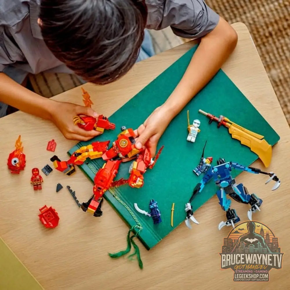 LEGO 71808 Ninjago Kais Feuermech, jeu de construction - LEGO - vue 9