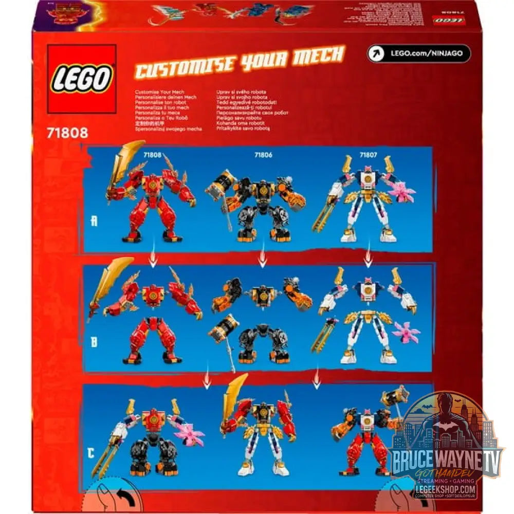 LEGO 71808 Ninjago Kais Feuermech, jeu de construction - LEGO - vue 13