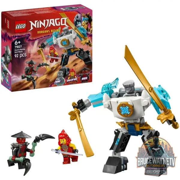 LEGO 71827 Ninjago Zanes Action-Mech, jeu de construction - LEGO