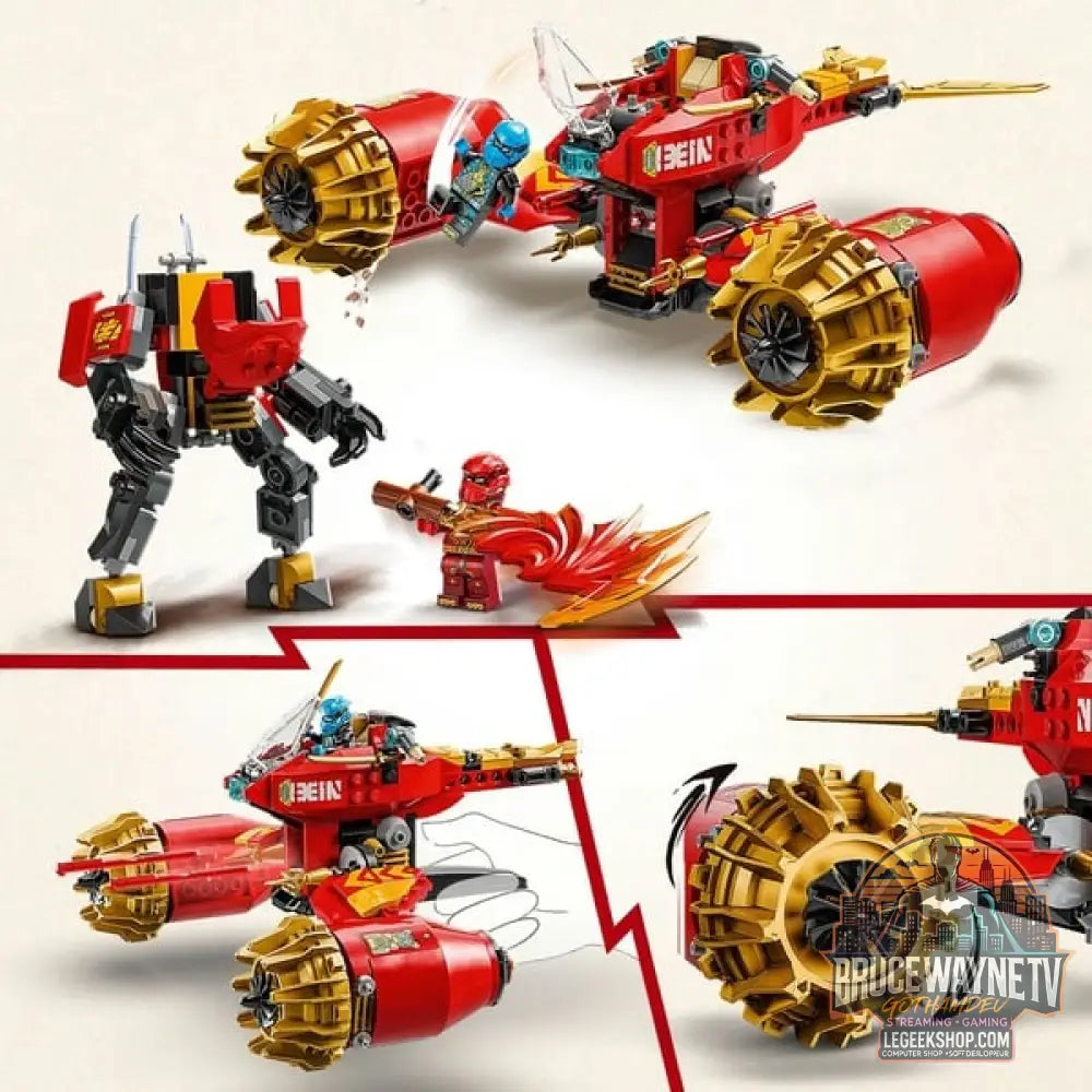 LEGO 71830 Ninjago Kais Sturmreiter-Mech, jeu de construction - LEGO - vue 4