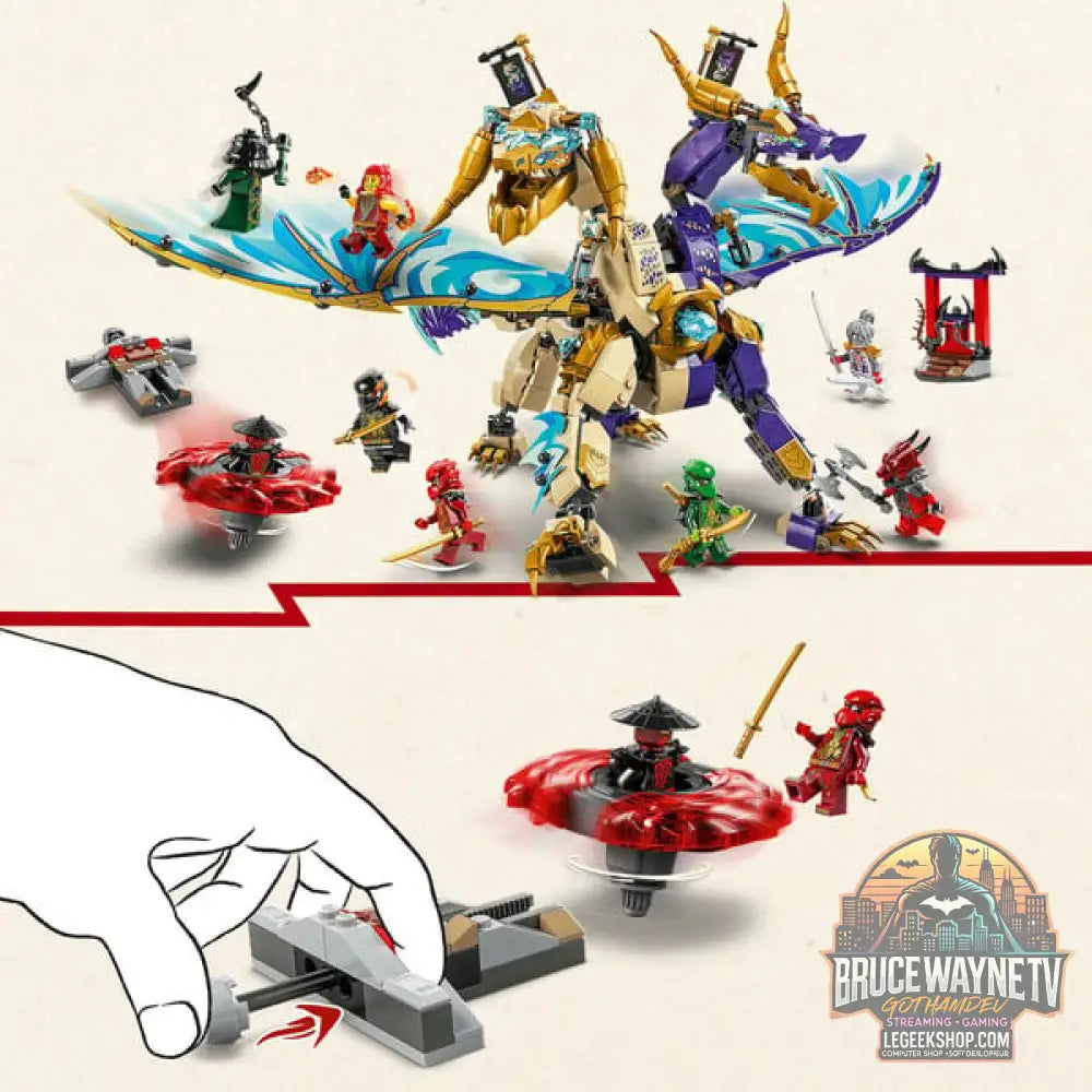 LEGO 71836 Ninjago Lichtbogendrache, jeu de construction - LEGO - vue 4