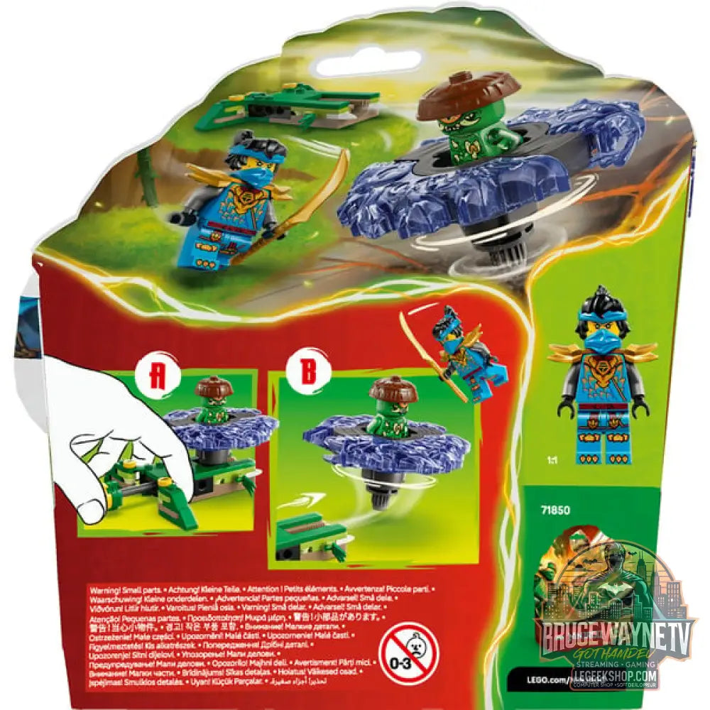 LEGO 71849 Ninjago Nya vs. Elementarmonster-Spinner, jeu de construction - LEGO - vue 7