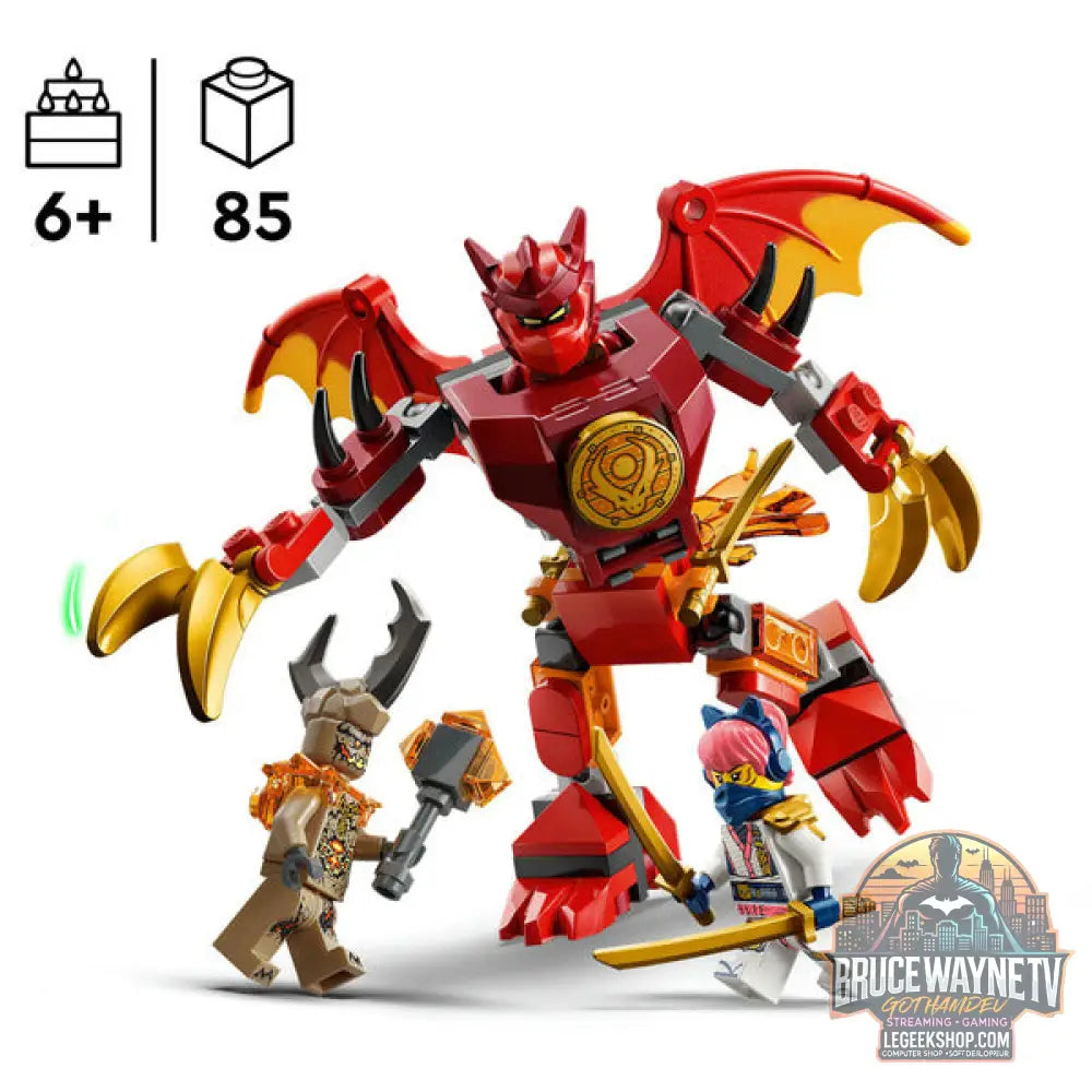 LEGO 71851 Ninjago Kais Drachen-Mech Battle Set, jeu de construction - LEGO - vue 3
