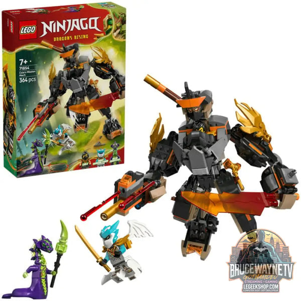 LEGO 71854 Ninjago Coles Action-Mech et Drachen-Zane, jeu de construction - LEGO
