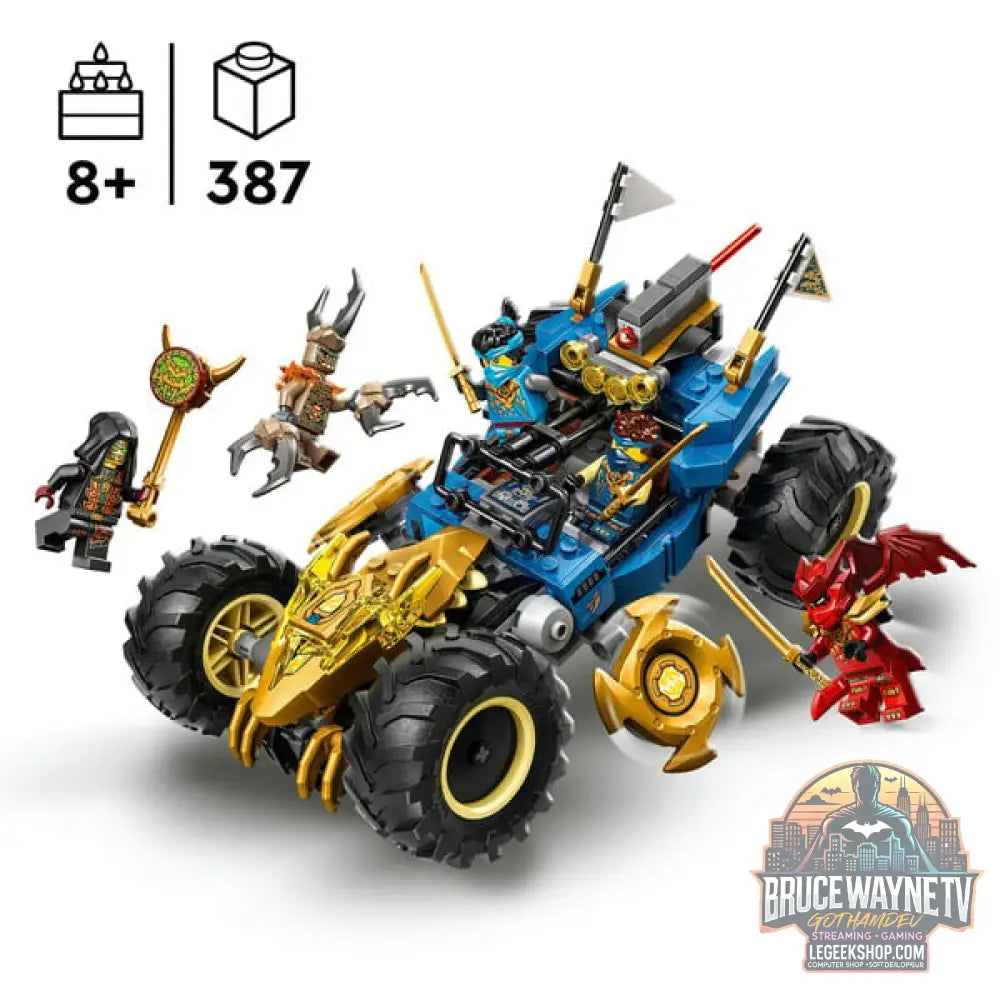 LEGO 71856 Ninjago Jays Transformationsflitzer, jeu de construction - LEGO - vue 3