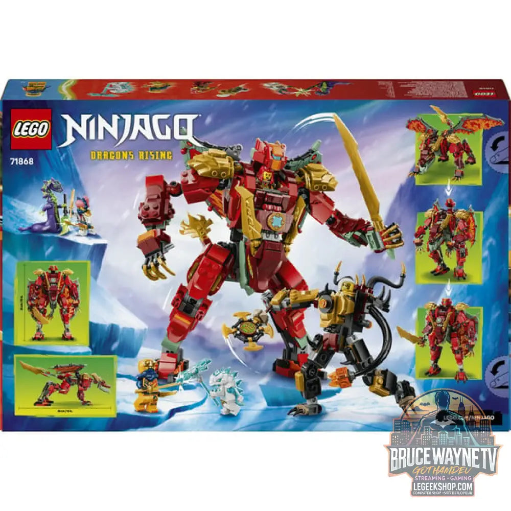 LEGO 71868 Ninjago Wyldfyres Drachenmech, jeu de construction - LEGO - vue 7
