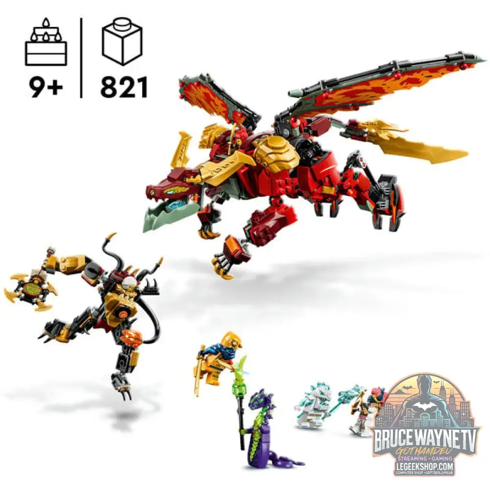 LEGO 71868 Ninjago Wyldfyres Drachenmech, jeu de construction - LEGO - vue 2