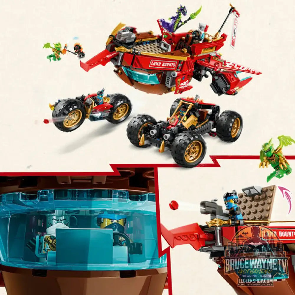 LEGO 71869 Ninjago Wüstensegler, jeu de construction - LEGO - vue 3