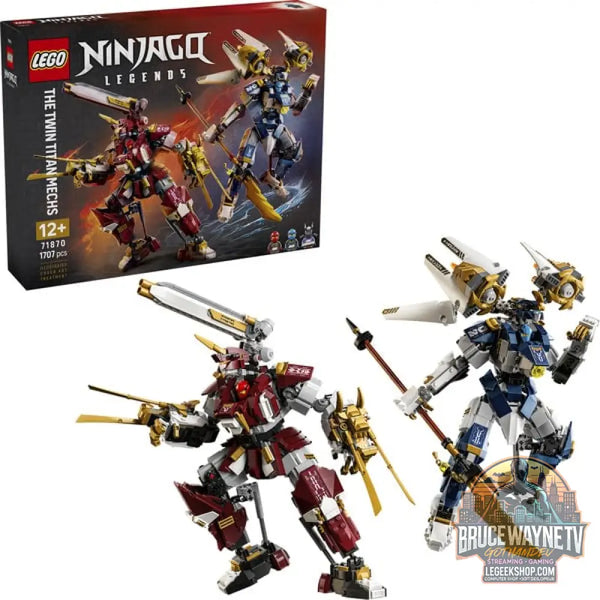 LEGO 71870 Ninjago Die Zwillings-Titanmechs, jeu de construction - LEGO