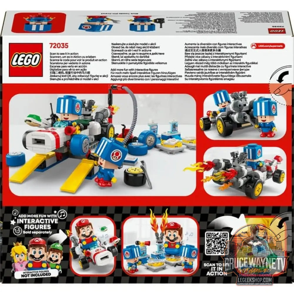 LEGO 72035 Super Mario - Mario Kart: Toads Werkstatt, jeu de construction - LEGO - vue 7