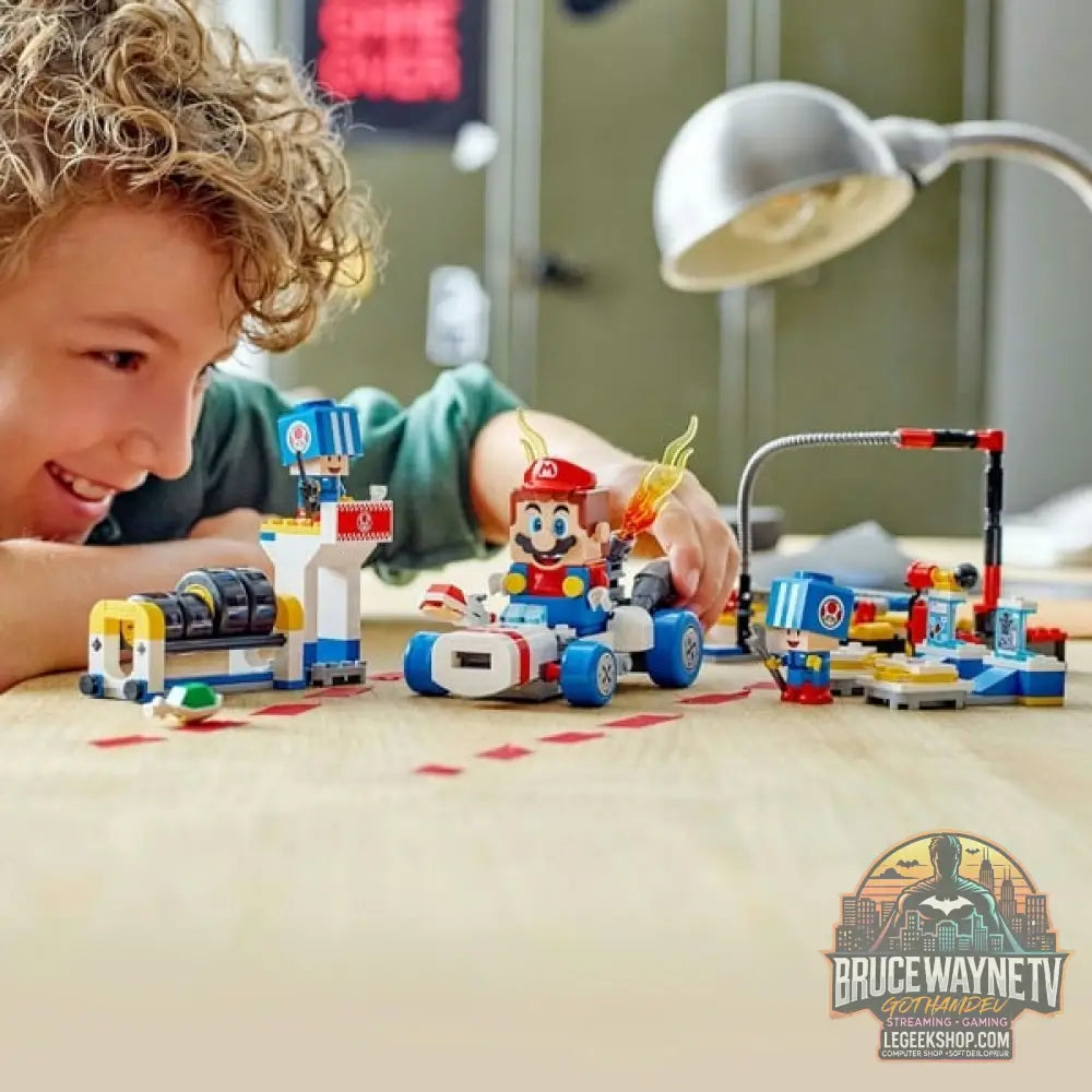 LEGO 72035 Super Mario - Mario Kart: Toads Werkstatt, jeu de construction - LEGO - vue 2