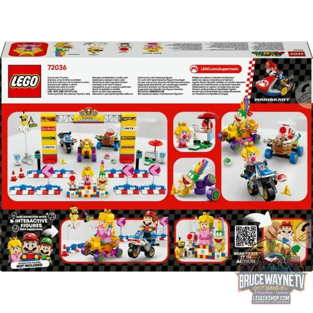 LEGO 72036 Super Mario - Mario Kart: Peach & Grand Pix-Set, jeu de construction - LEGO - vue 7
