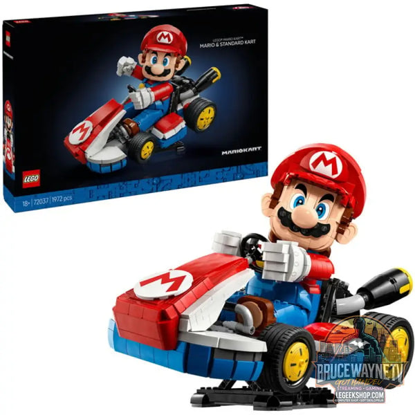 LEGO 72037 Super Mario Mario Kart: Mario & Standard-Kart, jeu de construction - LEGO