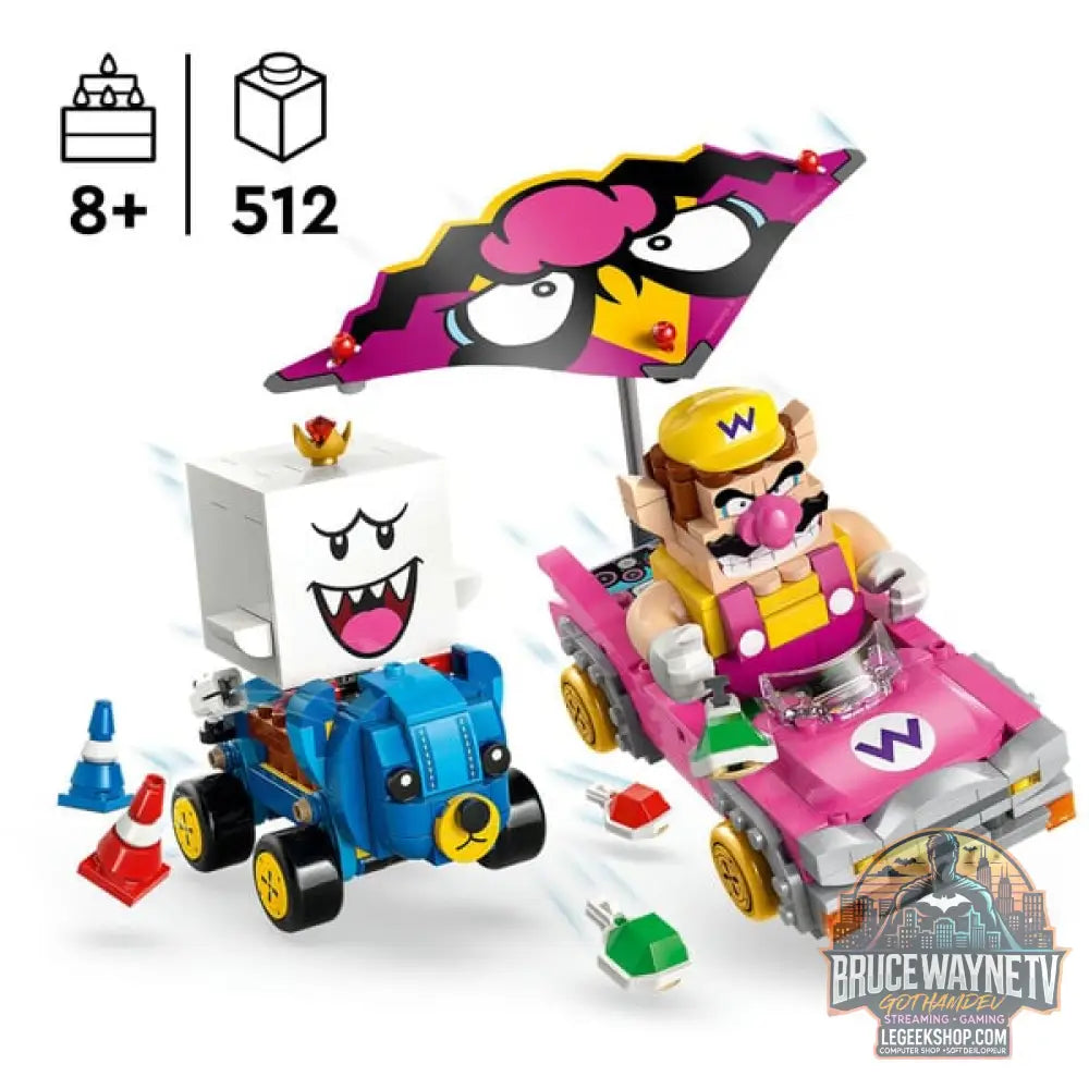 LEGO 72038 Super Mario - Mario Kart: Wario & König Buu Huu, jeu de construction - LEGO - vue 3