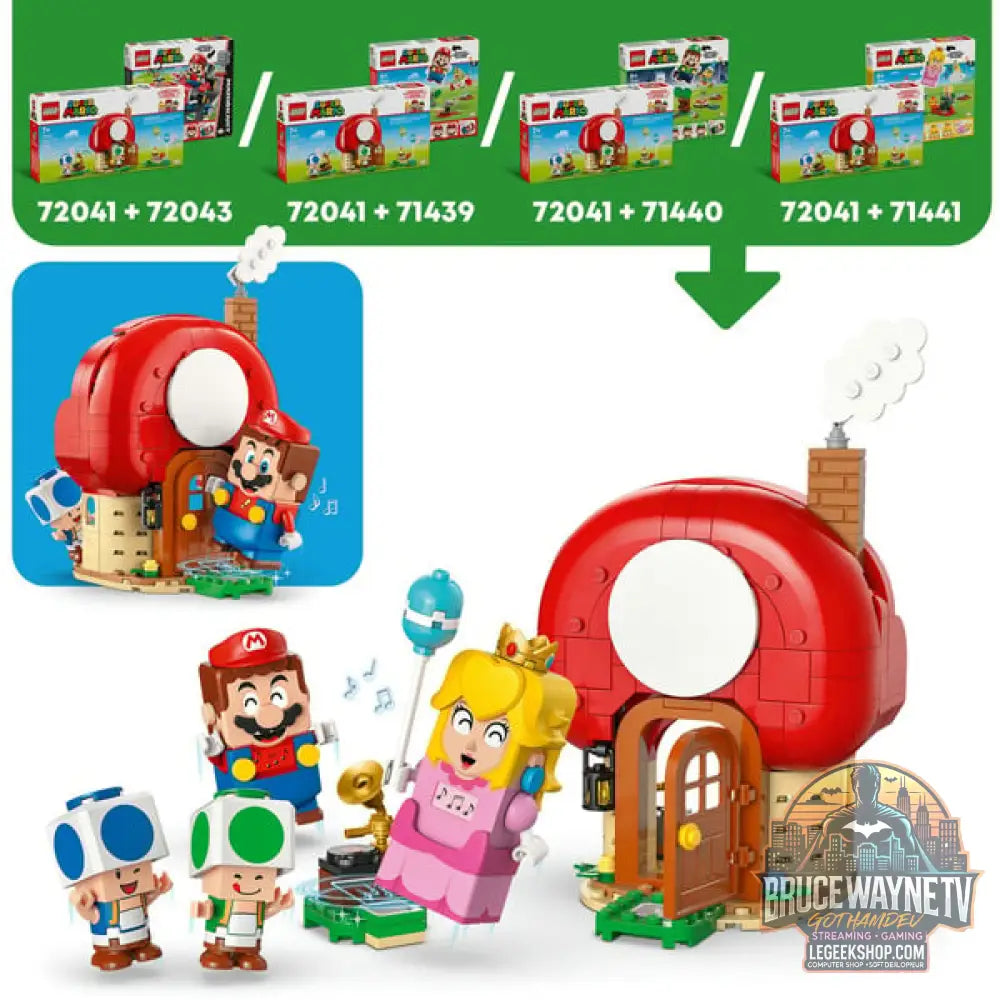 LEGO 72041 Super Mario Party beim Toad-Haus, jeu de construction - LEGO - vue 4