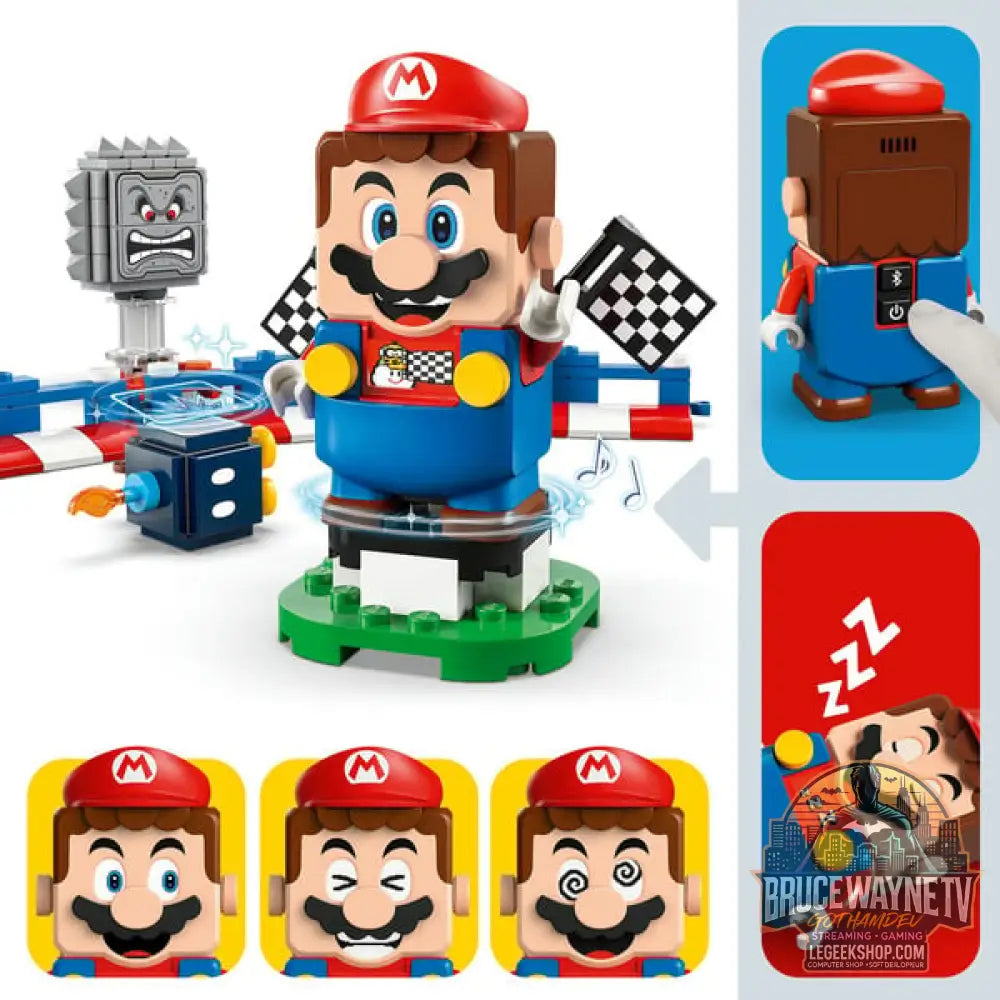 LEGO 72043 Super Mario - Mario Kart: Interaktiver LEGO Mario & Standard-Kart, jeu de construction - LEGO - vue 4