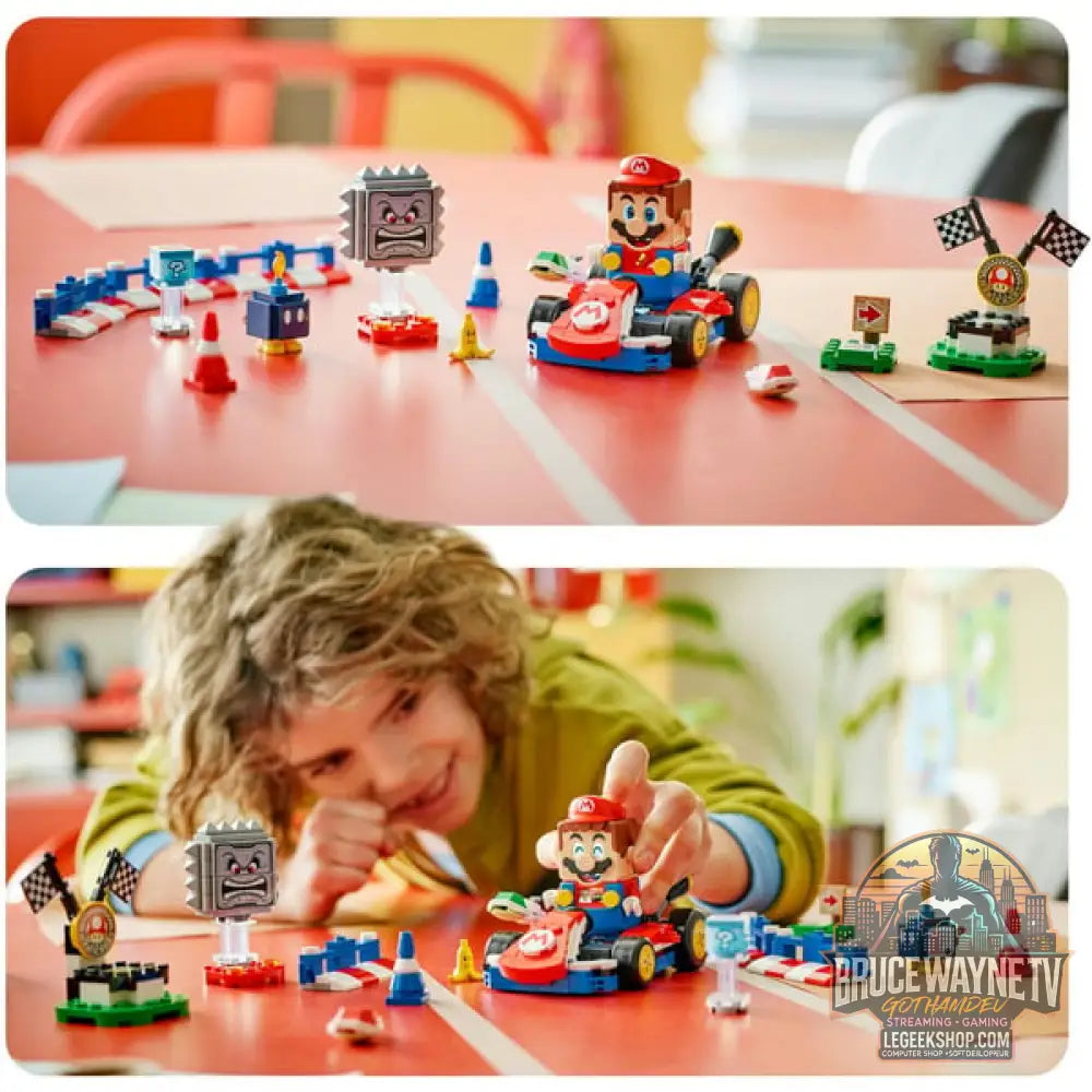 LEGO 72043 Super Mario - Mario Kart: Interaktiver LEGO Mario & Standard-Kart, jeu de construction - LEGO - vue 2