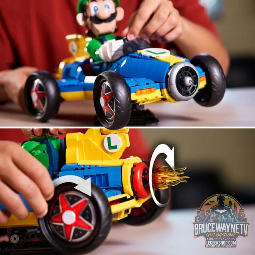 LEGO 72050 Super Mario Mario Kart: Luigi & Turboflitzer, jeu de construction - LEGO - vue 5