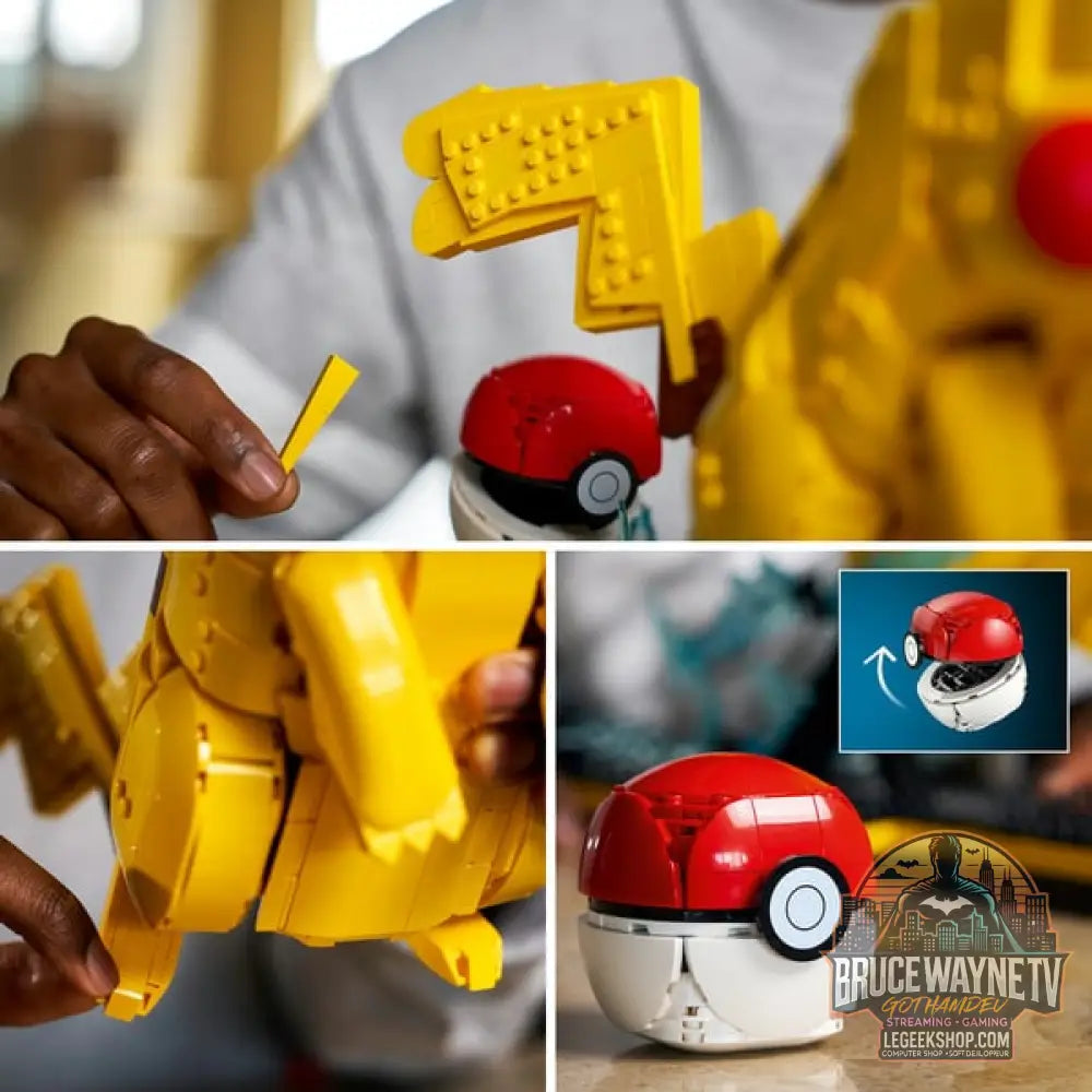 LEGO 72152 Pokémon Pikachu et Pokéball, jeu de construction - LEGO - vue 5