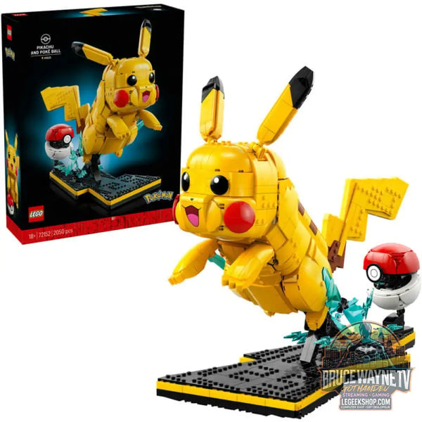 LEGO 72152 Pokémon Pikachu et Pokéball, jeu de construction - LEGO