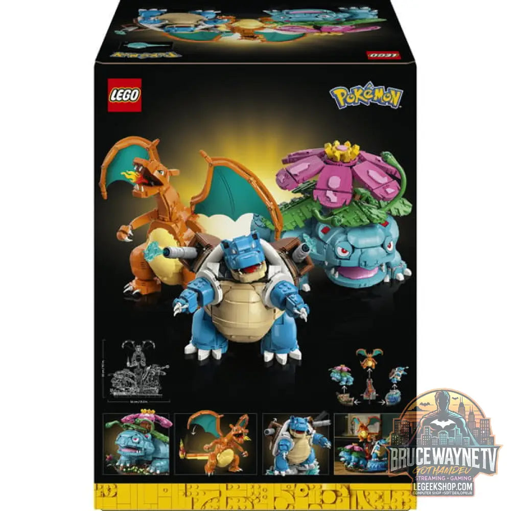 LEGO 72153 Pokémon Bisaflor, Glurak et Turtok, jeu de construction - LEGO - vue 8