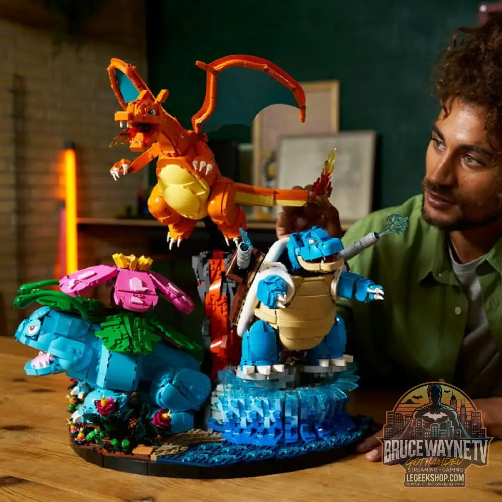 LEGO 72153 Pokémon Bisaflor, Glurak et Turtok, jeu de construction - LEGO - vue 7