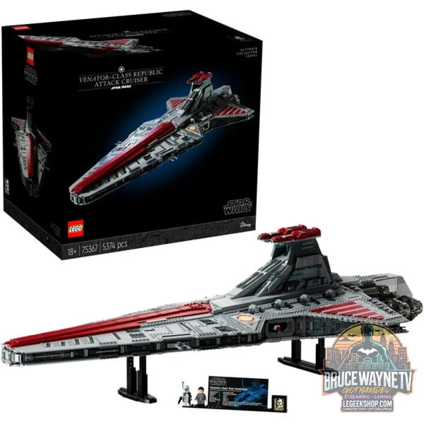 LEGO 75367 Star Wars Republikanischer Angriffskreuzer der Venator-Klasse, jeu de construction - LEGO
