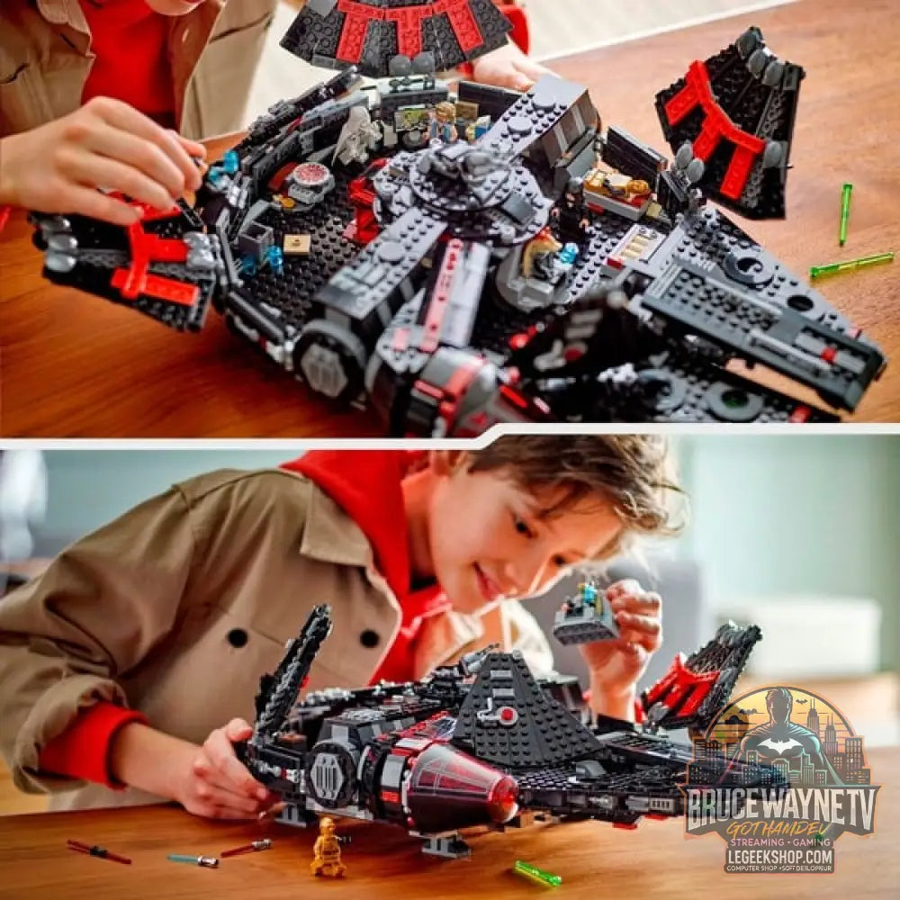 LEGO 75389 Star Wars Dunkler Millennium Falke, jeu de construction - LEGO - vue 2