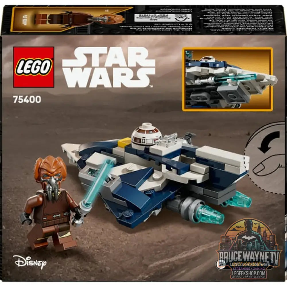 LEGO 75400 Star Wars Plo Koons Jedi Starfighter Microfighter, jeu de construction - LEGO - vue 7