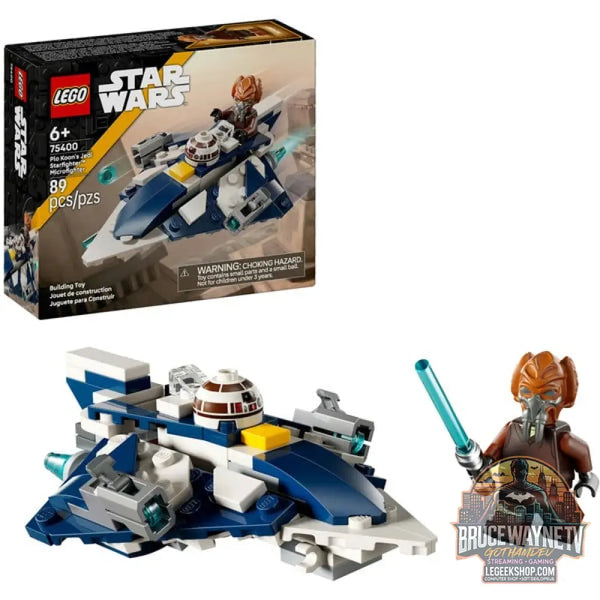 LEGO 75400 Star Wars Plo Koons Jedi Starfighter Microfighter, jeu de construction - LEGO