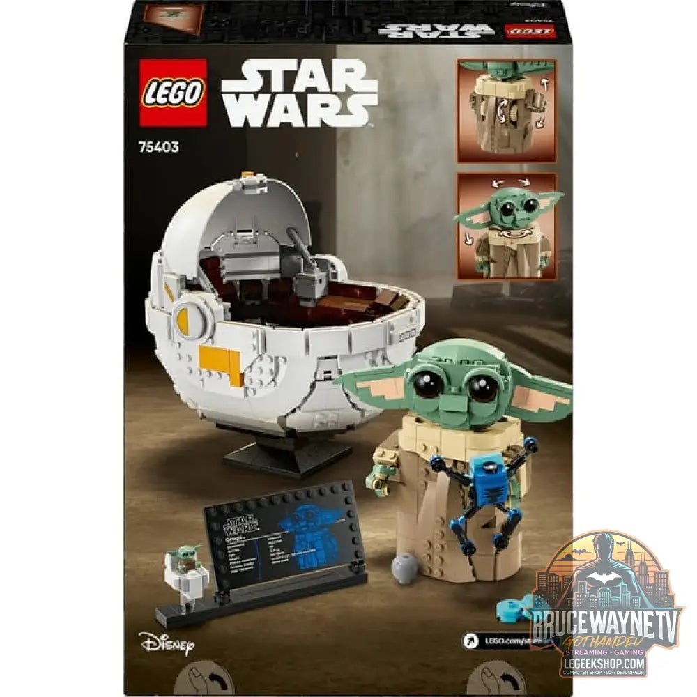 LEGO 75403 Star Wars Grogu in seiner Repulsorwiege, jeu de construction - LEGO - vue 7