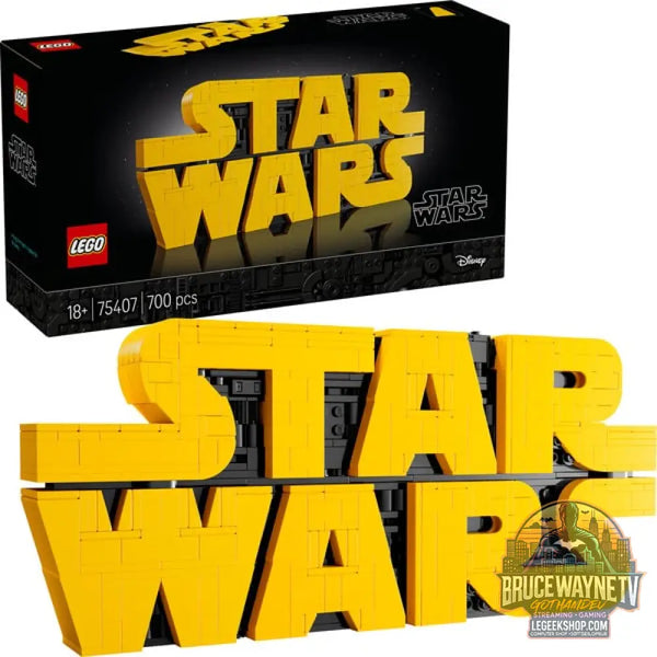 LEGO 75407 Star Wars Logo aus LEGO Steinen, jeu de construction - LEGO