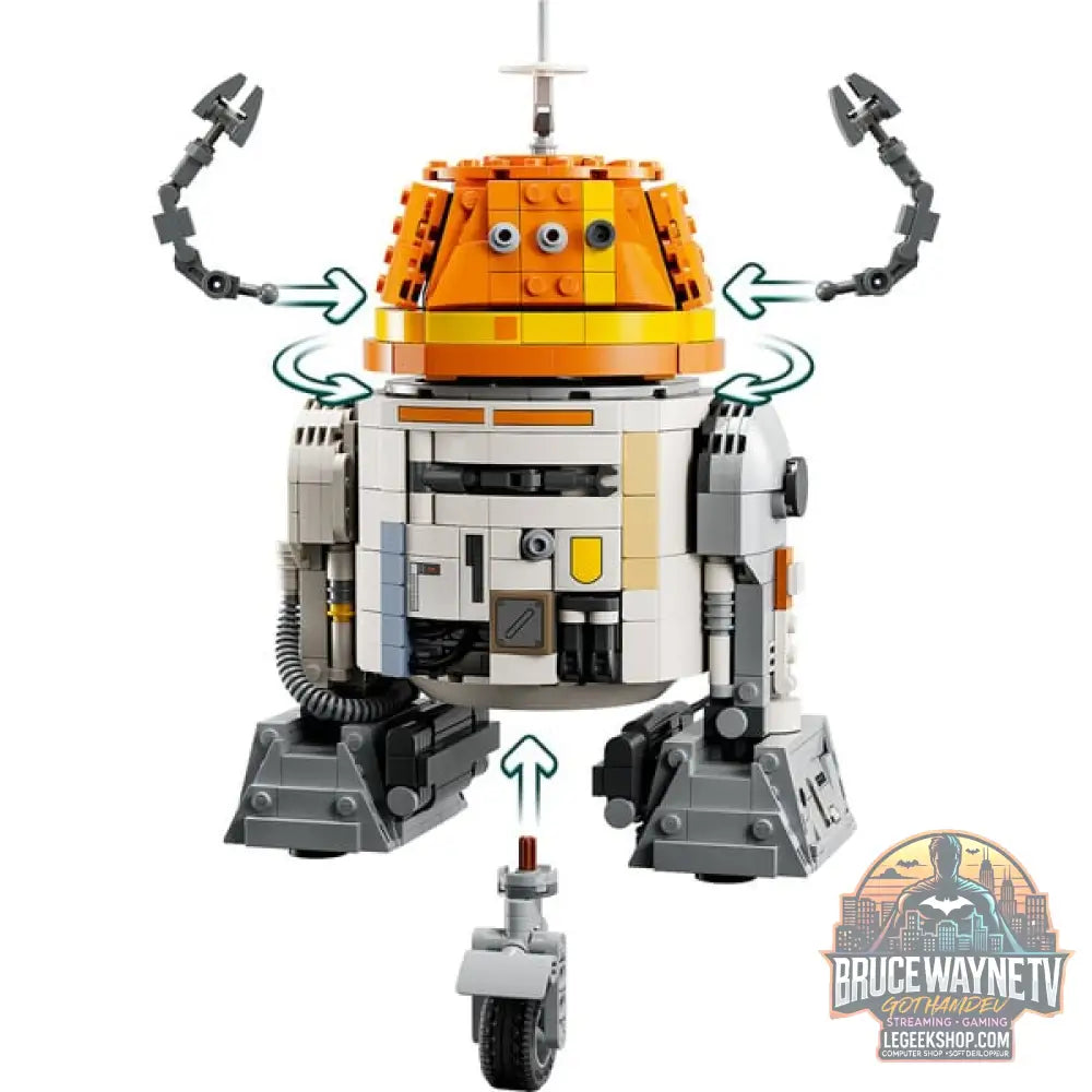 LEGO 75416 Star Wars Astromech-Droide Chopper (C1-10P), jeu de construction - LEGO - vue 8