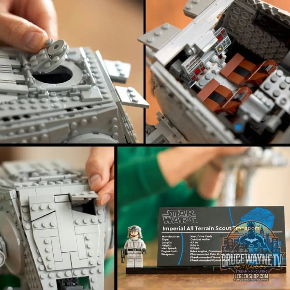 LEGO 75417 Star Wars AT-ST Kampfläufer, jeu de construction - LEGO - vue 6