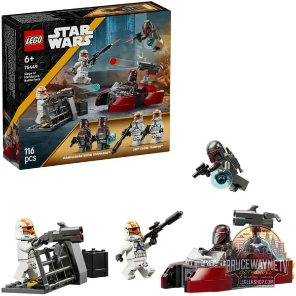 LEGO 75449 Star Wars Belagerung von Mandalore Battle Pack, jeu de construction - LEGO