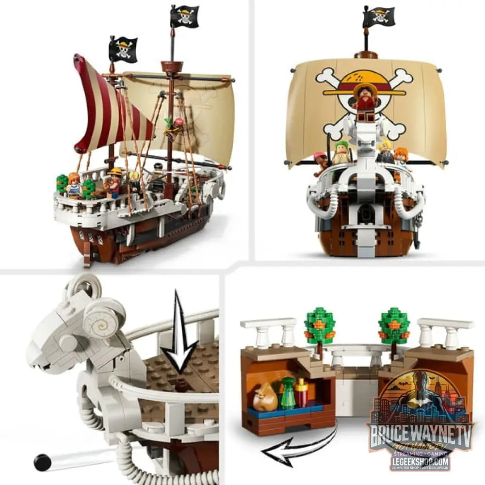 LEGO 75639 One Piece Das Piratenschiff Flying Lamb, jeu de construction - LEGO - vue 4