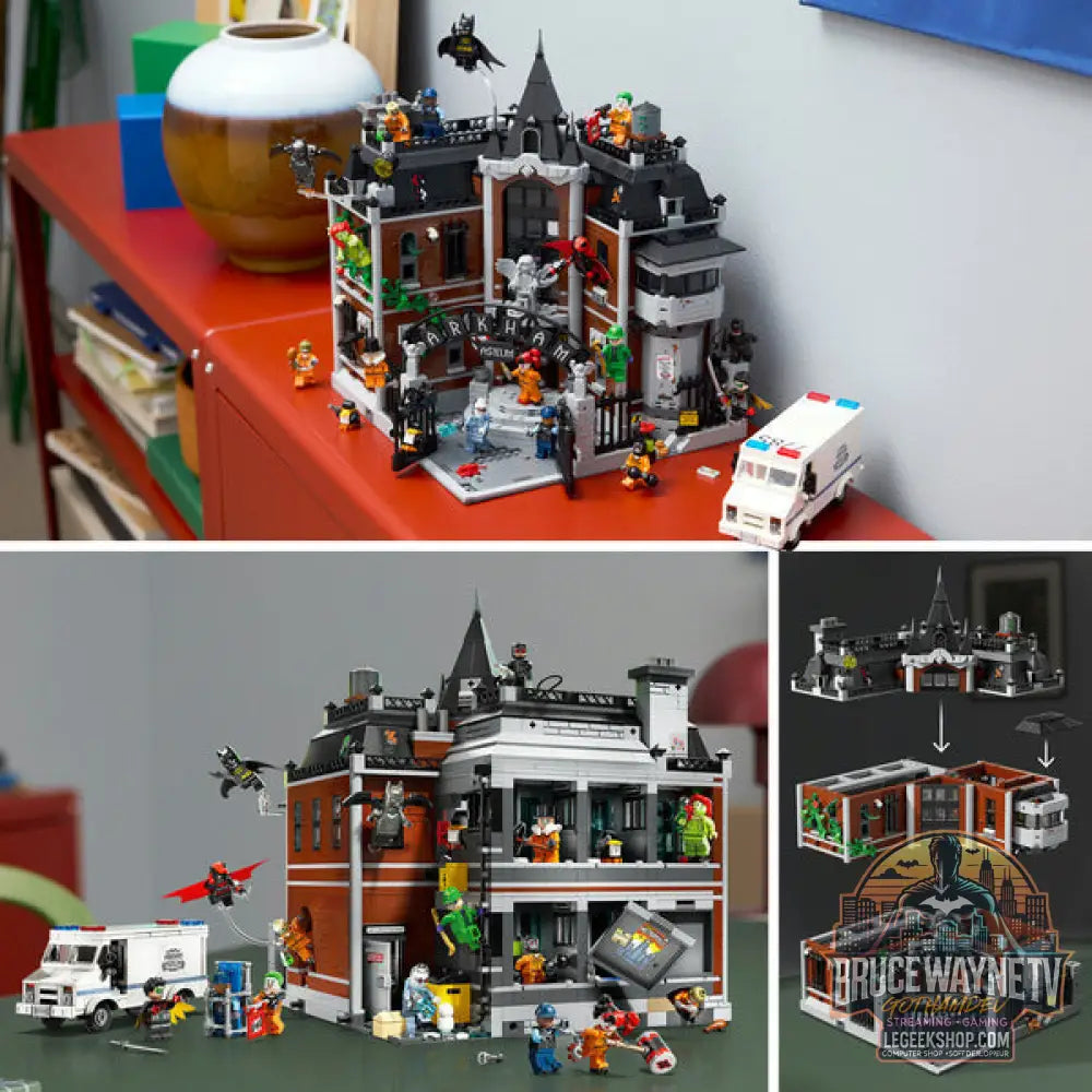 LEGO 76300 DC Super Heroes Batman Arkham Asylum, jeu de construction - LEGO - vue 4